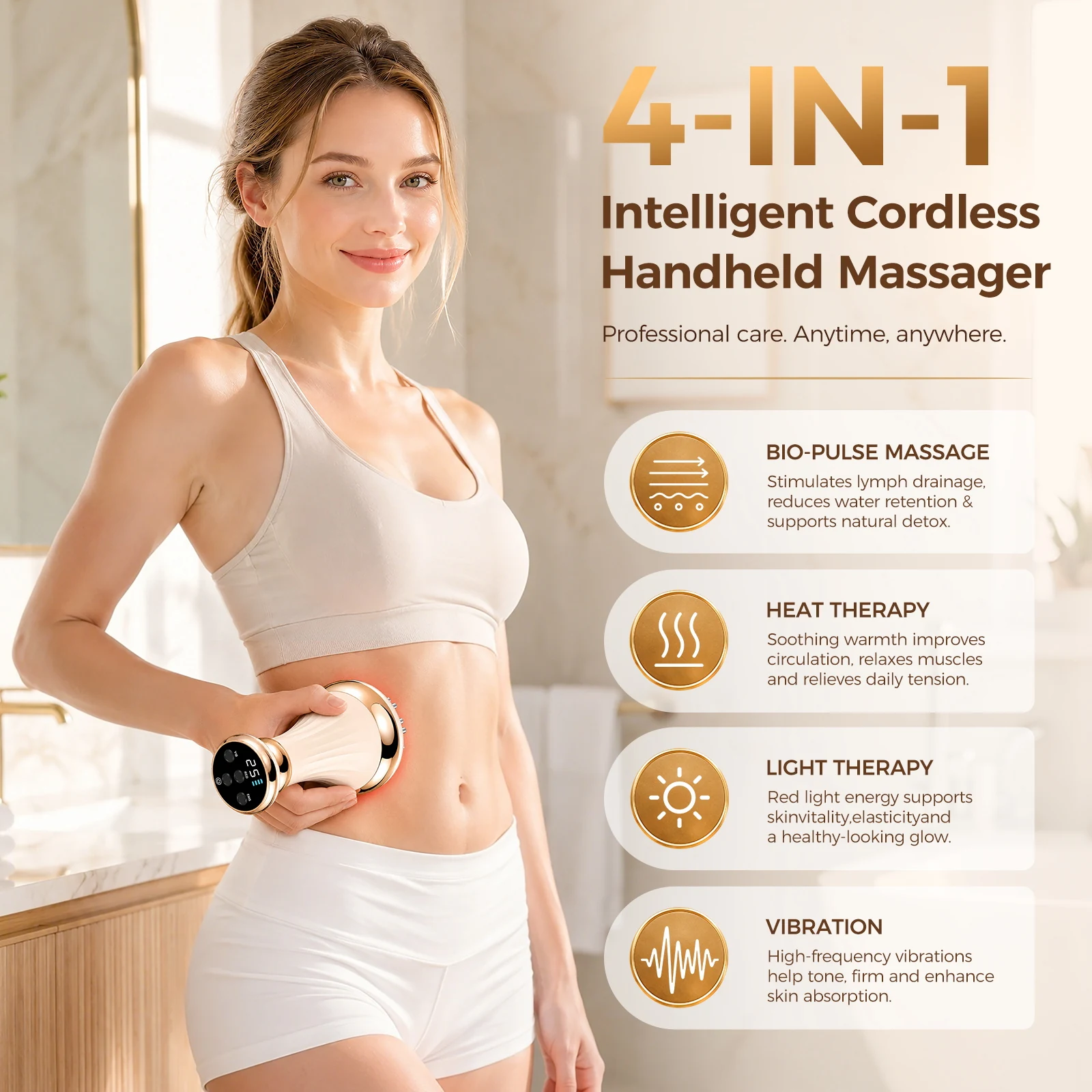 Lihsykds handheld massager lifestyle and functions overview